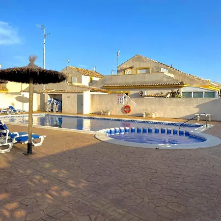 Appartement Bonito Adosado Con Piscina A 200 M De La Playa à El Mojon  Extérieur photo